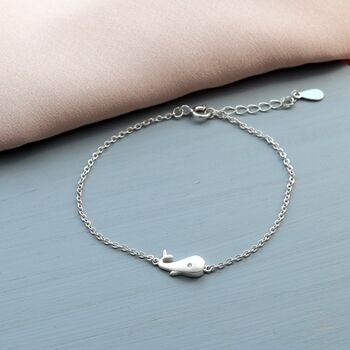 Sterling Silver Whale Bracelet, 2 of 3