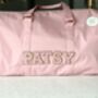 Personalised Patch Duffle/Weekend Bag With Patch Letters, thumbnail 4 of 6
