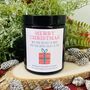 Funny Personalised Christmas Present Gift Candle, thumbnail 1 of 3