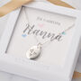 Personalised Necklace For Nanna With Birthstone, thumbnail 1 of 6