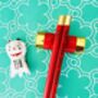 Luxury Personalised Red Chopsticks, thumbnail 1 of 9