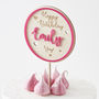 Colour Pop Personalised Birthday Cake Topper, thumbnail 2 of 9