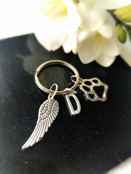 Pet Memorial Personalised Gift Keyring, 2 of 4