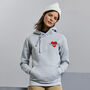 Embroidered Dog Mama Heart Hoodie, thumbnail 1 of 5