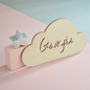 Personalised Cloud Baby Name Sign, thumbnail 3 of 11
