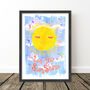 Colourful Kids Sunshine Print, thumbnail 7 of 8