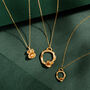Citrine And Gold Vermeil Plated Eternity Necklace, thumbnail 6 of 7