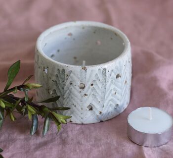 Ceramic Tealight Holder, 3 of 4