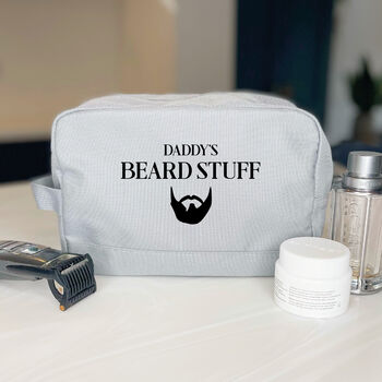 Men's Beard Stuff Personalised Wash Bag, 3 of 3