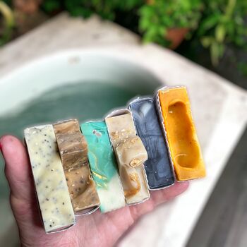 Gift Box Of 6x Luxury Handmade Soaps And Seed Paper, 4 of 11