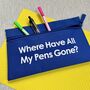 Where Have All My Pens Gone? Pencil Case, thumbnail 2 of 3