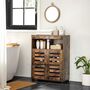 Storage Cabinet With Two Doors And Open Compartment, thumbnail 2 of 10