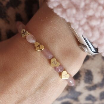 Rose Quartz 'Mama' Bracelet, 3 of 5