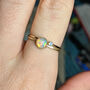 Gold Filled Opal Stacking Ring, thumbnail 2 of 5