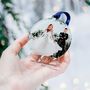 First Christmas Married Personalised Bauble Decoration, thumbnail 5 of 9