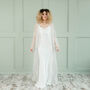Silver Sequined Kimono | Sparkly Wedding Dress Cover, thumbnail 1 of 12
