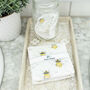 Reusable White Bee Face Wipes, thumbnail 3 of 4
