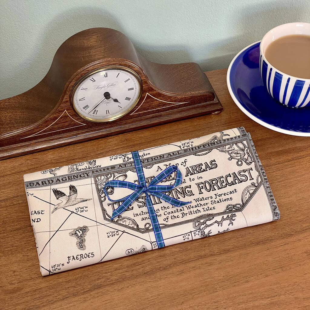 Shipping Forecast Map Tea Towel, 1 of 11