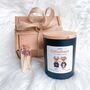 Merry Christmas Special Couple Scented Candle Personalised Vegan Gift, thumbnail 3 of 5