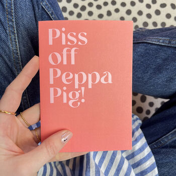 Funny Piss Off Kids Tv, Birthday Card For Mum Or Dad, 2 of 9