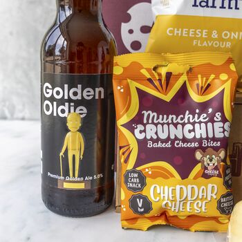 You're Not Old, You're Vintage! Cheese And Beer Hamper, 11 of 12