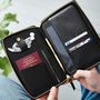 Personalised Leather Travel Wallet To Fit iPad Mini, thumbnail 4 of 4