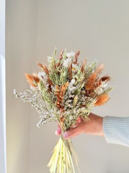Spring Meadow Dried Flower Bouquet In Terracotta, 2 of 4