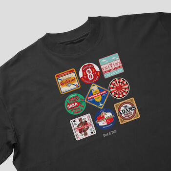 Arsenal Beer Mats Oversized T Shirt, 6 of 10