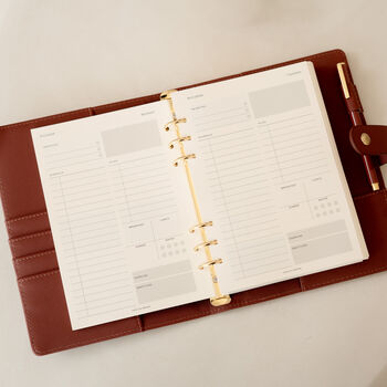 Minimal 2026 Daily Planner A5 Inserts/Refills, 2 of 4