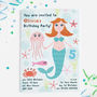 Mermaid Birthday Party Invitations, thumbnail 1 of 1