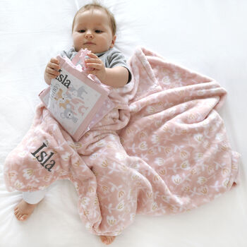 Personalised Blanket And Fabric Interactive Book Set, 6 of 8
