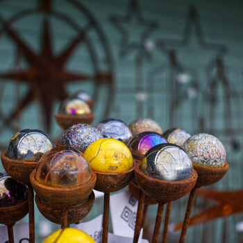 Marble Suncatcher Perfect For Adding Colour And Movement To Your Garden, 2 of 12