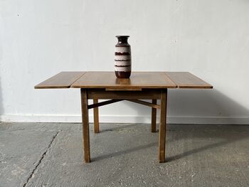 1930’s Vintage Oak Draw Leaf Dining Table, 4 of 11