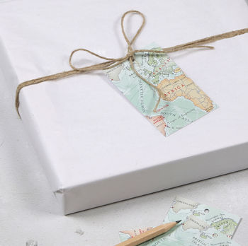 Personalised Nine Squares Custom Map Print Gift, 5 of 5