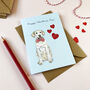 Yellow Labrador Valentine's Day Card, thumbnail 2 of 2