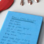 Handwritten Recipe Personalised Notebook, thumbnail 6 of 6