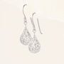 Filigree Sterling Silver Drop Earrings, thumbnail 1 of 8