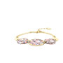 Gold Plated Round Disc Bracelet, thumbnail 2 of 3