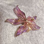 Iris Bloom Elegance Brooch, thumbnail 4 of 5