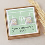 Dad's Favourite Place Football Stadium Map Cufflinks, thumbnail 1 of 8