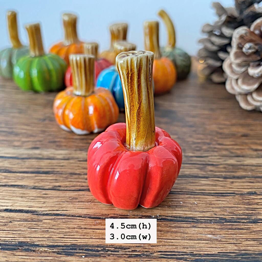 Handmade Ceramic Pumpkins By Bobby Loves Rosie | notonthehighstreet.com