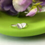 Sterling Silver Beech Leaf Ring, thumbnail 4 of 9