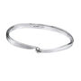Personalised Oval Sterling Silver Bangle, thumbnail 5 of 8