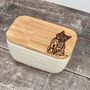 Cat White Butter Dish, thumbnail 1 of 4