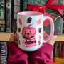 Cosy Reading Pink Pumpkin Mug, thumbnail 1 of 4