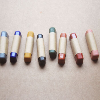 Set Of Eight All Natural Beeswax Paint Sticks, 2 of 5