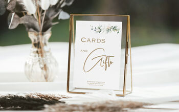 Personalised Wedding Cards And Gifts Sign, 2 of 4