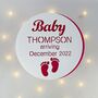 Personalised Pregnancy Announcement Reveal Plaque, thumbnail 6 of 9