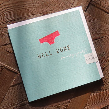 Gold Foiled Well Done Card, 4 of 5