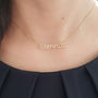 Personalised Handcrafted Name Necklace 14k Gold Filled, thumbnail 1 of 11